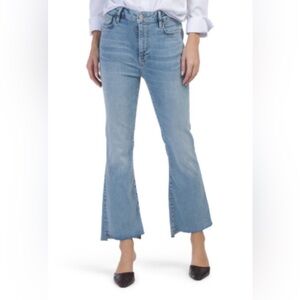 FRAME Le Crop Mini Bootcut Jeans With Raw Step Cuffs